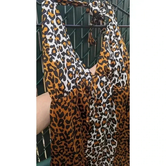 Pinup Raquel Leopard Print Swimsuit by Coture for Every Body in size 4x. - Picture 8 of 8